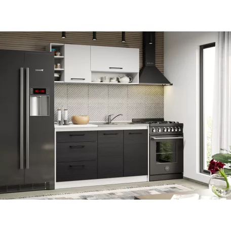 Ferrara konyha Luna fehérrel - 02 - 143,2 cm