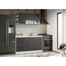 Maia szürke konyhabútor - 03 - 143,2 cm