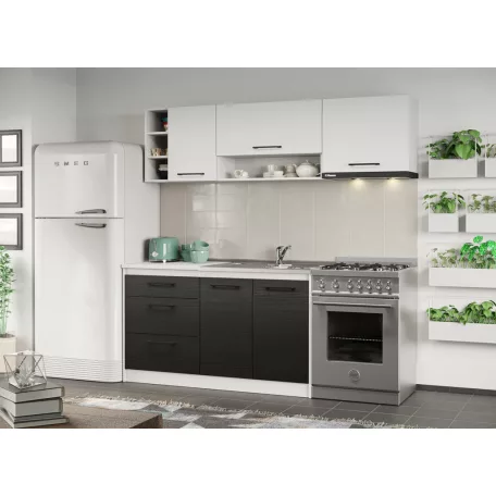 Ferrara konyha Luna fehérrel - 05 - 200 cm