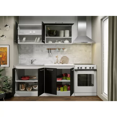 Ferrara konyha Luna fehérrel - 03 - 163,2 cm