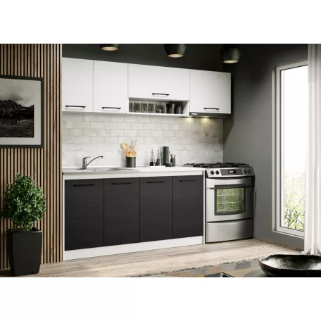 Ferrara konyha Luna fehérrel - 07 - 223,2 cm