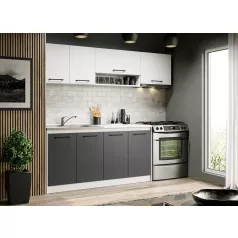 Lorand szürke-fehér konyhabútor - 11 - 223,2 cm