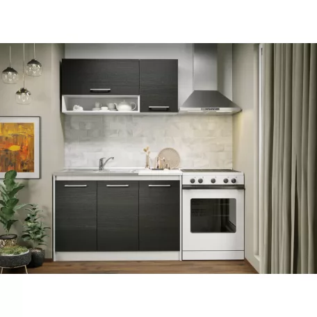 Konyha Noir - 02 - 123,2 cm