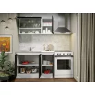 Maia szürke konyhabútor - 02 - 123,2 cm