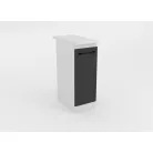 Lorand szürke-fehér konyhabútor - 01 - 113,2 cm