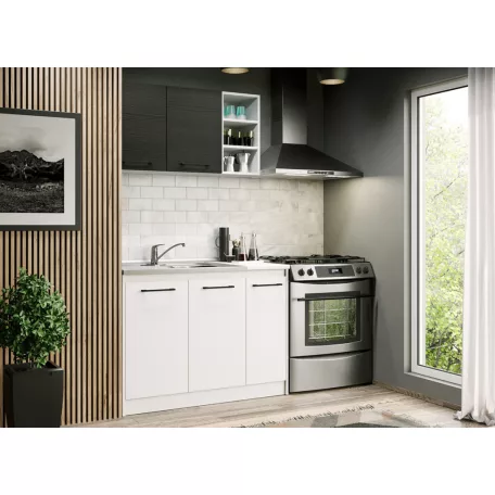 Fehér konyha ferrara Lotus - 01 - 113,2 cm