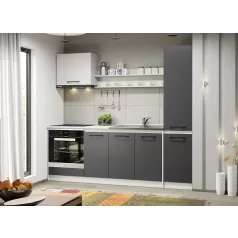 Lorand szürke-fehér konyhabútor - 12 - 223,2 cm