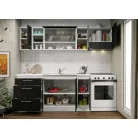 Lorand szürke-fehér konyhabútor - 13 - 230 cm