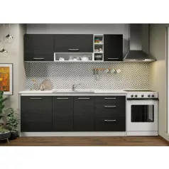 Konyha Noir - 11 - 203,2 cm