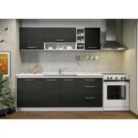 Konyha Noir - 11 - 203,2 cm