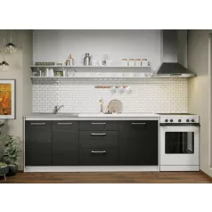 Konyha Noir - 12 - 203,2 cm