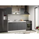 Maia szürke konyhabútor - 05 - 163,2 cm