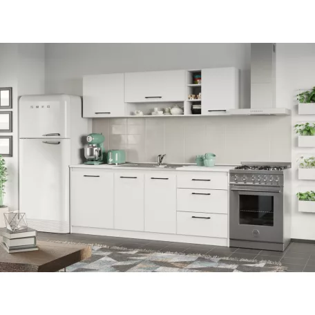 Alaszka fehér konyha - 09 - 203,2 cm