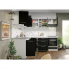 Konyha Noir - 28 - 181,6/261,6 cm