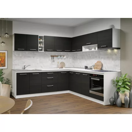 Konyha Noir - 29 - 241,6/241,6 cm
