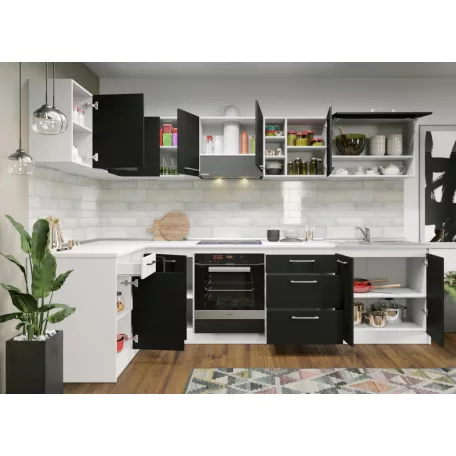 Konyha Noir - 32 - 141,6/301,6 cm