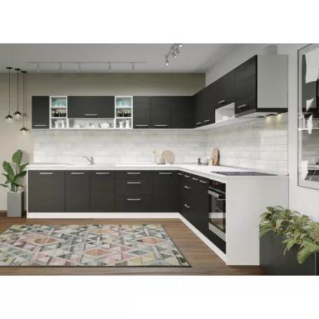 Konyha Noir - 33 - 301,6/301,6 cm