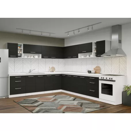 Konyha Noir - 34 - 281,6/281,6 cm