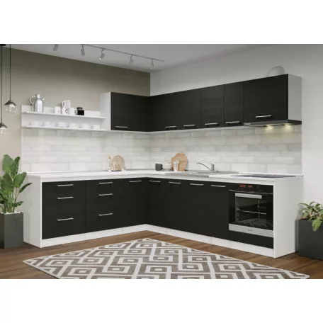Konyha Noir - 35 - 221,6/271,6 cm