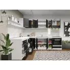 Konyha Noir - 35 - 221,6/271,6 cm