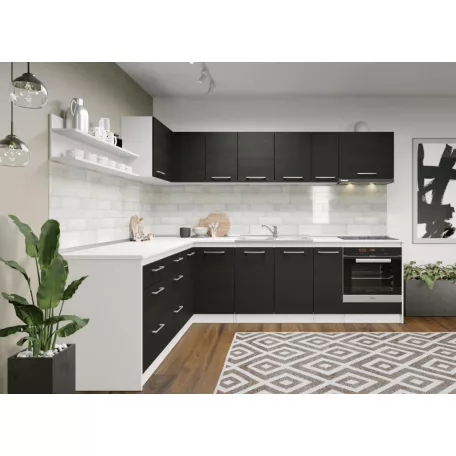 Konyha Noir - 35 - 221,6/271,6 cm
