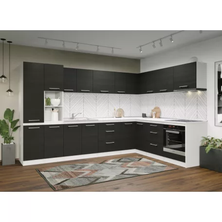 Konyha Noir - 36 - 320/221,6 cm