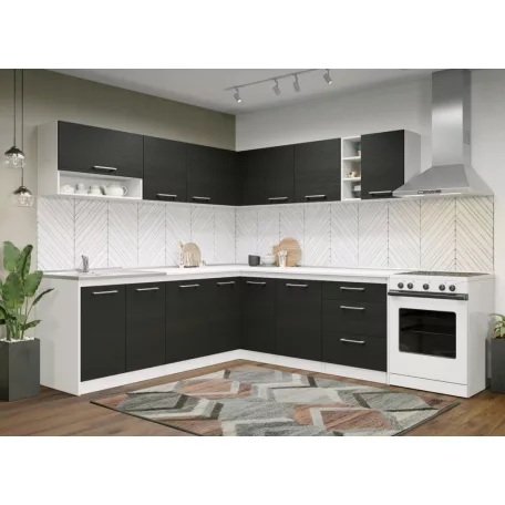 Konyha Noir - 37 - 231,6/211,6 cm
