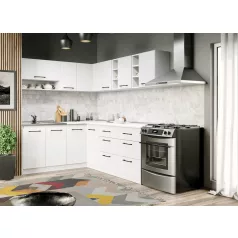 Alaszka fehér konyha - 24 - 181,6/221,6 cm