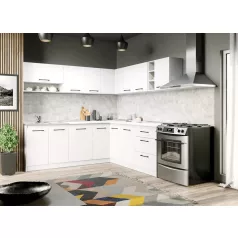 Alaszka fehér konyha - 37 - 231,6/211,6 cm