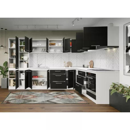 Alaszka fehér konyha - 36 - 320/221,6 cm