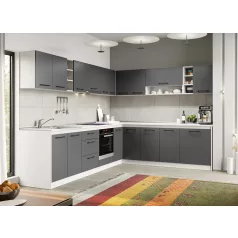 Maia szürke konyhabútor - 30 - 301,6/241,6 cm