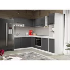 Maia szürke konyhabútor - 28 - 181,6/261,6 cm