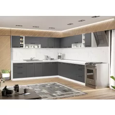 Maia szürke konyhabútor - 34 - 281,6/281,6 cm