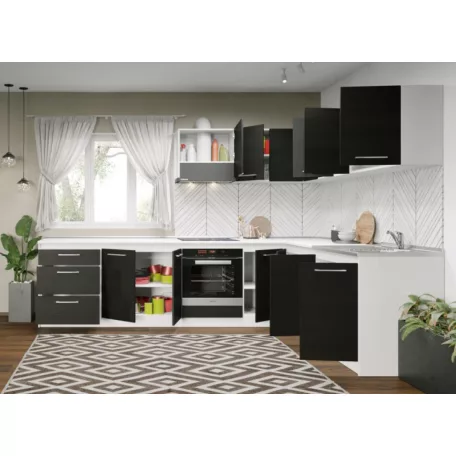 Maia szürke konyhabútor - 26 - 301,6/211,6 cm