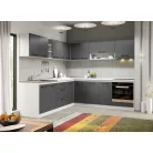 Maia szürke konyhabútor - 29 - 241,6/241,6 cm