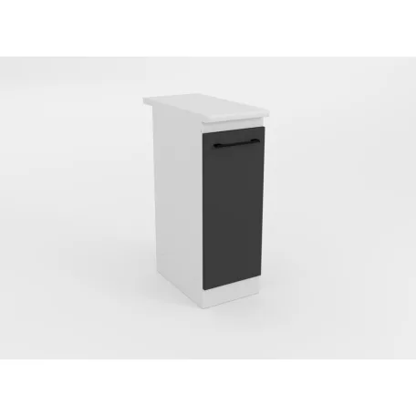 Maia szürke konyhabútor - 40 - 230/321,6 cm