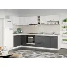 Lorand szürke-fehér konyhabútor - 32 - 141,6/301,6 cm