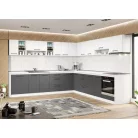 Lorand szürke-fehér konyhabútor - 33 - 301,6/301,6 cm