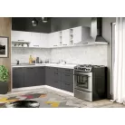 Lorand szürke-fehér konyhabútor - 24 - 181,6/221,6 cm