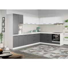 Lorand szürke-fehér konyhabútor - 36 - 320/221,6 cm