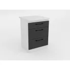 Lorand szürke-fehér konyhabútor - 37 - 231,6/211,6 cm