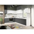 Lorand szürke-fehér konyhabútor - 40 - 230/321,6 cm