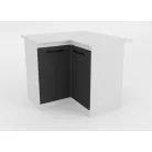 Lorand szürke-fehér konyhabútor - 40 - 230/321,6 cm