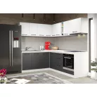 Lorand szürke-fehér konyhabútor - 31 - 181,6/221,6 cm