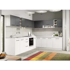 Arthur fehér és szürke konyhabútor - 30 - 301,6/241,6 cm