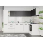 Fehér konyhabútor szürke Arthur-23-280/161,6 cm