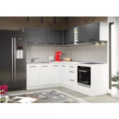 Arthur fehér és szürke konyhabútor - 31 - 181,6/221,6 cm