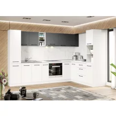 Arthur fehér és szürke konyhabútor - 38 - 310/200 cm