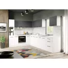 Arthur fehér és szürke konyhabútor - 40 - 230/321,6 cm