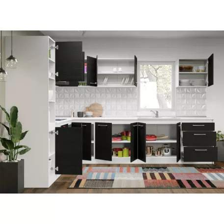 Arthur fehér és szürke konyhabútor - 40 - 230/321,6 cm